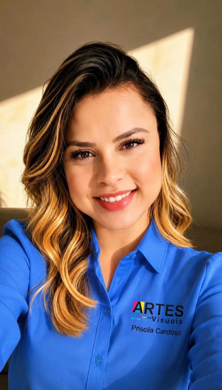 Priscila Cardoso, representante comercial da Artes Visuais